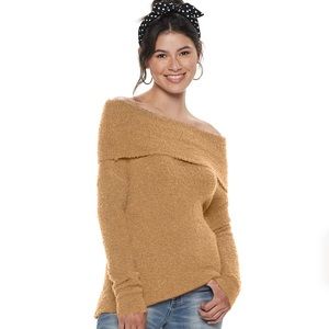 Soft stylish Off shoulder sweater